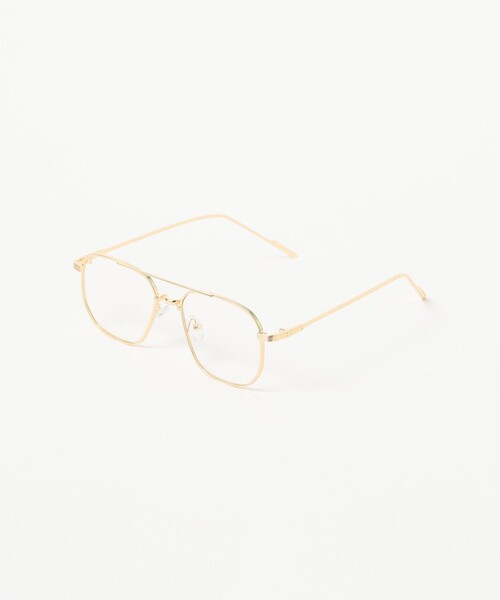 BEAMS BOY（ビームスボーイ）の「BEAMS BOY / ティアドロップ 眼鏡（メガネ・レディース・ゴールド/シルバー・ONE SIZE）」の10枚目の写真