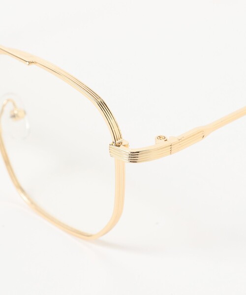 BEAMS BOY（ビームスボーイ）の「BEAMS BOY / ティアドロップ 眼鏡（メガネ・レディース・ゴールド/シルバー・ONE SIZE）」の12枚目の写真
