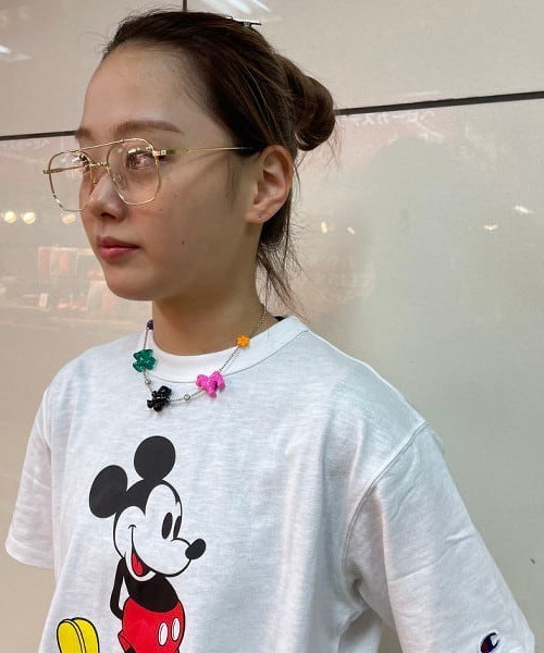 BEAMS BOY（ビームスボーイ）の「BEAMS BOY / ティアドロップ 眼鏡（メガネ・レディース・ゴールド/シルバー・ONE SIZE）」の3枚目の写真