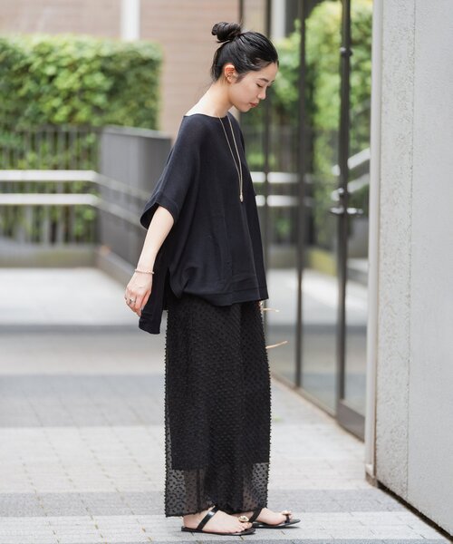 美品◎IENA イエナ　コットンギマポンチョ　プルオーバー　ニット 一部店舗・WEB限定/追加3》コットンギマポンチョ プルオーバー