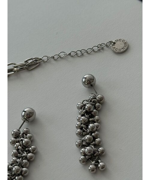 LAGUNAMOON（ラグナムーン）の「LADYスモールラウンドパーツピアス（ピアス（両耳用）・レディース・ゴールド/シルバー・FREE）」の3枚目の写真