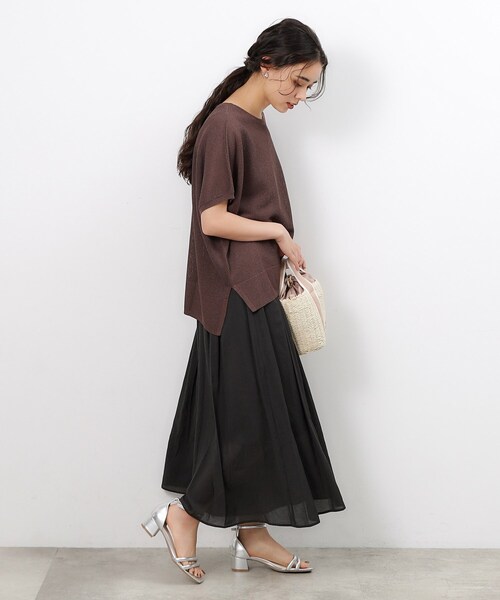 OPAQUE.CLIP（オペークドットクリップ）の「◆イージーガウチョパンツ【洗濯機洗い可】（その他パンツ・レディース・グリーン/ブラック/チャコールグレー・40/38/42）」の22枚目の写真