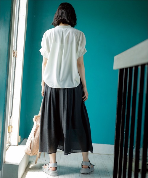 TOKYO BASIC ワイドパンツ レディース イージーパンツ 40代 50代
