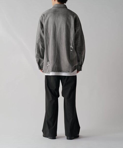 【セール】グランジデニムシャツ（シャツ/ブラウス）｜Lui's（ルイス）