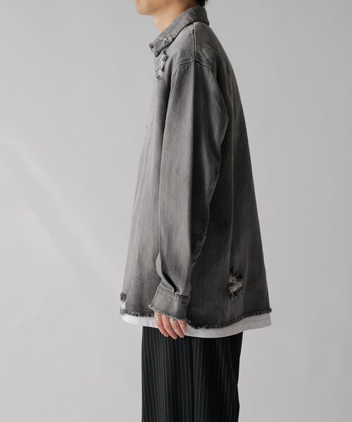 【セール】グランジデニムシャツ（シャツ/ブラウス）｜Lui's（ルイス）