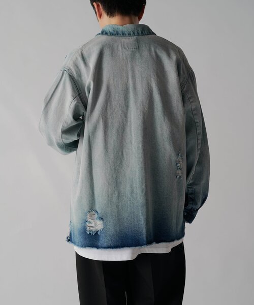 【セール】グランジデニムシャツ（シャツ/ブラウス）｜Lui's（ルイス）