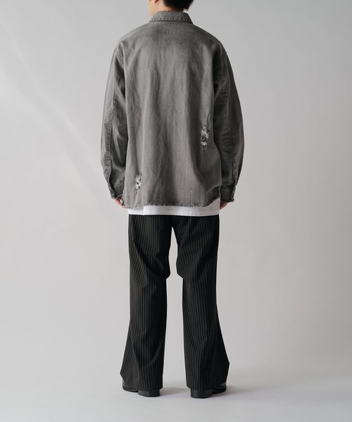 【セール】グランジデニムシャツ（シャツ/ブラウス）｜Lui's（ルイス）