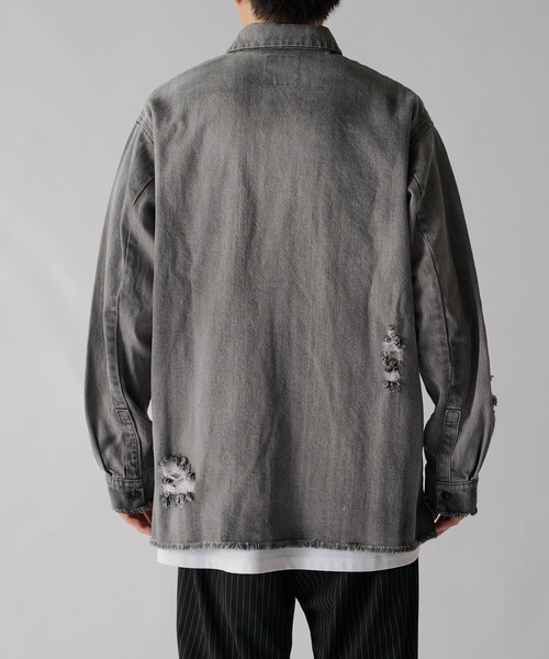 【セール】グランジデニムシャツ（シャツ/ブラウス）｜Lui's（ルイス）