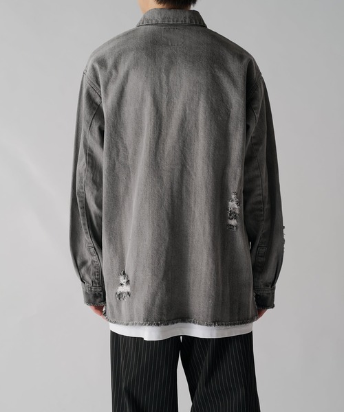 【セール】グランジデニムシャツ（シャツ/ブラウス）｜Lui's（ルイス）