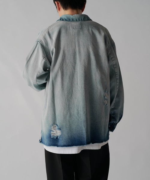 【セール】グランジデニムシャツ（シャツ/ブラウス）｜Lui's（ルイス）