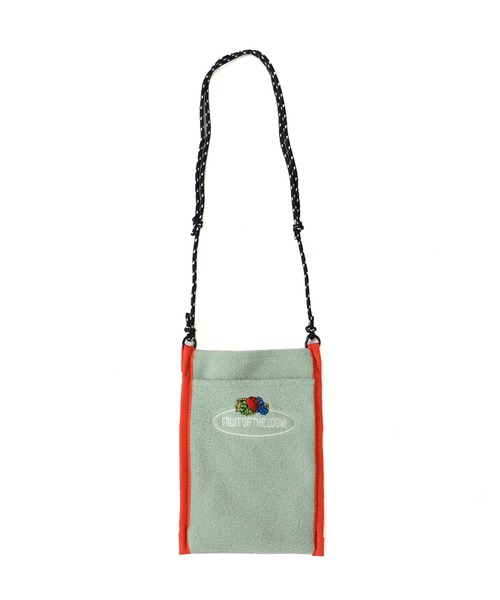 FRUIT OF THE LOOM(フルーツオブザルーム)の「【FRUIT OF THE LOOM】FREECE SHOULDER BAG/ショルダーバッグ/フリース(ショルダーバッグ・メンズ・グリーン/オレンジ/グレー/ネイビー/ピンク/ブラウン・FREE)」の11枚目の写真