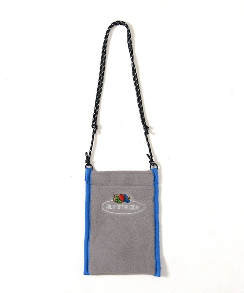 FRUIT OF THE LOOM(フルーツオブザルーム)の「【FRUIT OF THE LOOM】FREECE SHOULDER BAG/ショルダーバッグ/フリース(ショルダーバッグ・メンズ・グリーン/オレンジ/グレー/ネイビー/ピンク/ブラウン・FREE)」の9枚目の写真