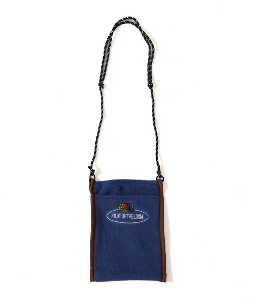 FRUIT OF THE LOOM(フルーツオブザルーム)の「【FRUIT OF THE LOOM】FREECE SHOULDER BAG/ショルダーバッグ/フリース(ショルダーバッグ・メンズ・グリーン/オレンジ/グレー/ネイビー/ピンク/ブラウン・FREE)」の13枚目の写真