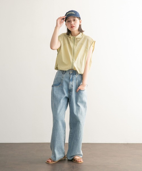 KBF（ケイビーエフ）の「コンパクトZIPベスト（ベスト・レディース・ベージュ/ボルドー/チャコールグレー・ONE）」の7枚目の写真