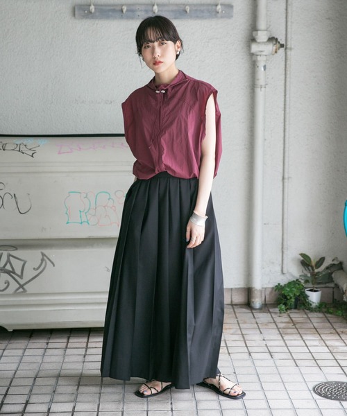 KBF（ケイビーエフ）の「コンパクトZIPベスト（ベスト・レディース・ベージュ/ボルドー/チャコールグレー・ONE）」の15枚目の写真