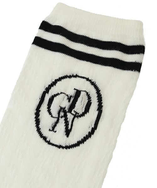 Candy Stripper（キャンディストリッパー）の「CND HIGH ソックス（ソックス/靴下・レディース・ベージュ/ブラック/オフホワイト・FREE）」の5枚目の写真