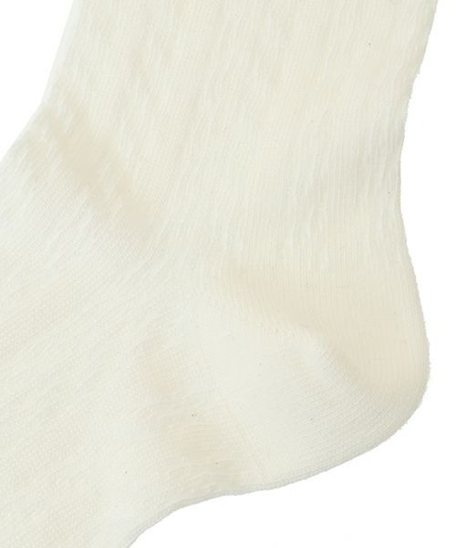 Candy Stripper（キャンディストリッパー）の「CND HIGH ソックス（ソックス/靴下・レディース・ベージュ/ブラック/オフホワイト・FREE）」の6枚目の写真