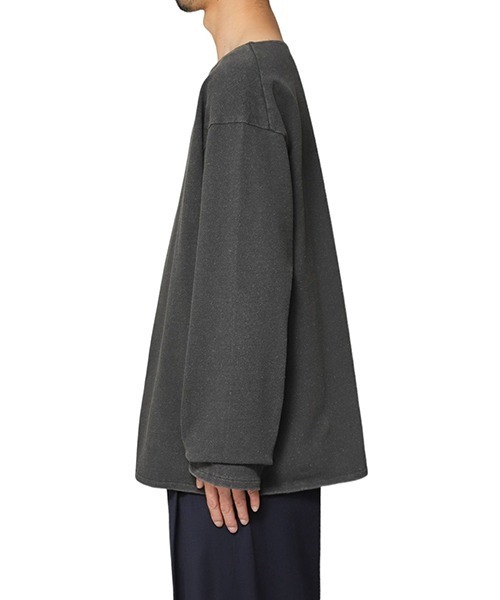URU（ウル）の「URU / ウル：LONG SLEEVE TEE：24SUC02[COR]（Tシャツ/カットソー・メンズ・ブラック・2）」の7枚目の写真