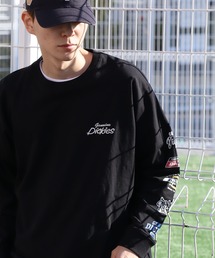 【GENUINE DICKIES/ジェニュインディッキーズ】スリーブロゴデザイン ロングスリーブTシャツ