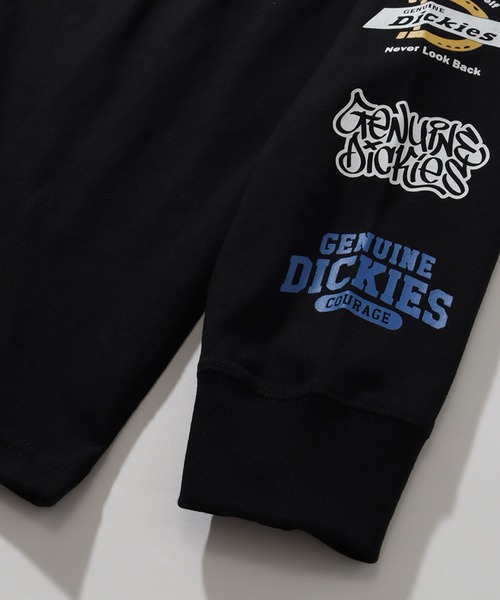 Dickies(ディッキーズ)の「【GENUINE DICKIES/ジェニュインディッキーズ】スリーブロゴデザイン ロングスリーブTシャツ(Tシャツ/カットソー・メンズ・ホワイト/ネイビー/ブラック系その他/ブラック・M/XL/L)」の16枚目の写真