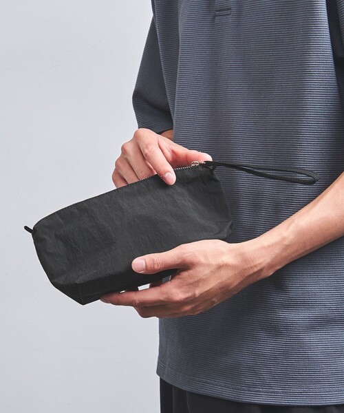 【UNITED ARROWS】ボストンバッグ　小松マテーレ　KONBU　ブラック UNITED ARROWS ボストンバッグ 小松マテーレ KONBU ブラック