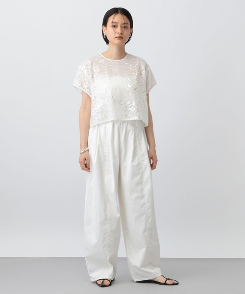 A part by（アパートバイ）の「スパンコールTEE（Tシャツ/カットソー・レディース・オフホワイト/ブラック/ライトピンク・FREE）」の10枚目の写真