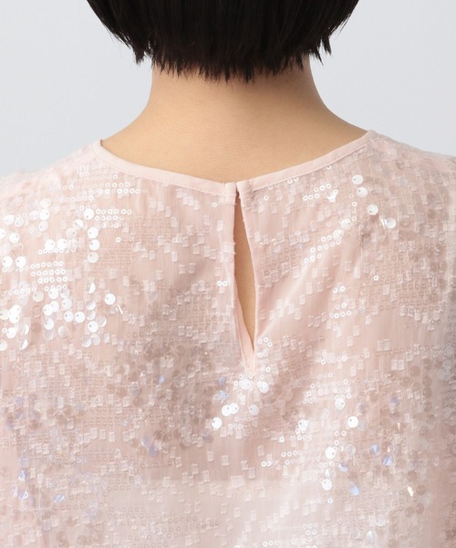 A part by（アパートバイ）の「スパンコールTEE（Tシャツ/カットソー・レディース・オフホワイト/ブラック/ライトピンク・FREE）」の22枚目の写真