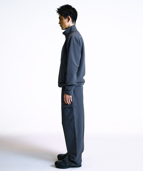 City Ambient Products(シティアンビエントプロダクツ)の「City Ambient Products: SHELTECH Warm(R) ジップ プルオーバー(その他トップス・メンズ・チャコールグレー/ブラック・LARGE/MEDIUM/SMALL)」の4枚目の写真