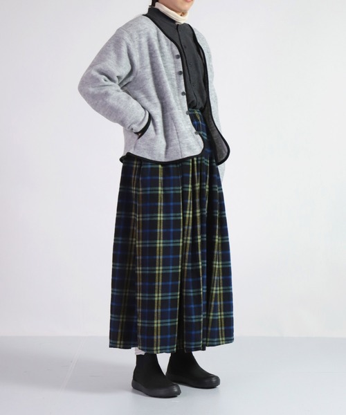 【セール】[D.M.G. / ディーエムジー] JACKALLテリーナップ ボアカーディガン（ノーカラージャケット）｜D.M.G.（ドミンゴ）