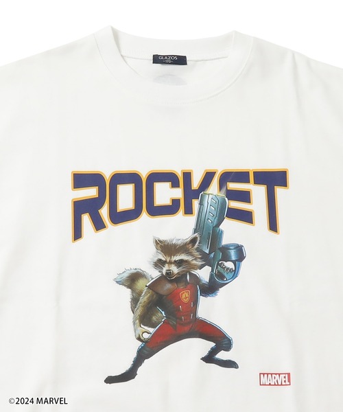 大人向けサイズあり】【MARVEL】ロケット/フロントプリント