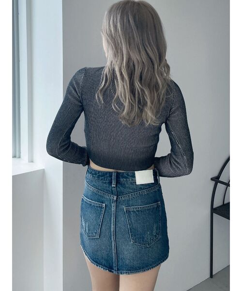 GYDA(ジェイダ)の「AEVUMグラデーションニットトップス(ニット/セーター・レディース・ブラウン/ブラック/アイボリー・FREE)」の15枚目の写真