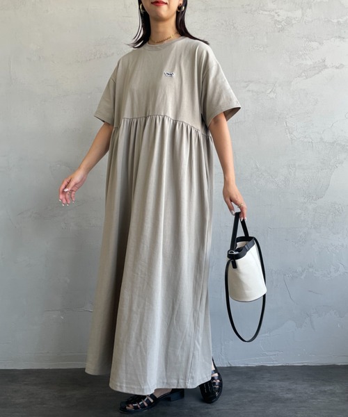 ワンピース　２個　まとめ売り ティアードカットソーワンピース 2タイプ ワンピース[品番