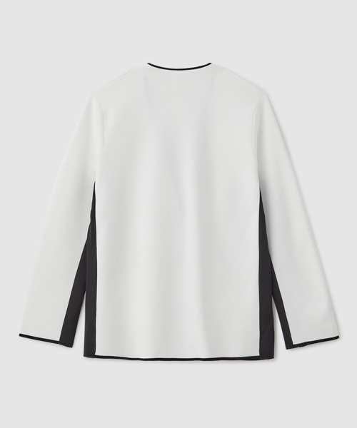 ROPE'（ロペ）の「サテン切り替えジャケット風カーディガン（カーディガン/ボレロ・レディース・ブラック/ホワイト・FREE）」の18枚目の写真