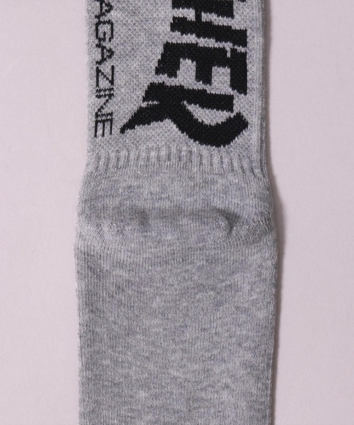 THRASHER（スラッシャー）の「(LF)【THRASHER】【3足セット】バックロゴ ジャガード クルーソックス（ソックス/靴下・メンズ・その他1/ホワイト系1/ブラック系1/その他2/ホワイト系2/ブラック系2・25～27cm）」の8枚目の写真