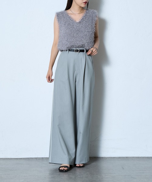 COLONY 2139（コロニートゥーワンスリーナイン）の「ラメフリンジベスト（ベスト・レディース・グレー/ブルー/アイボリー/ブラック・FREE）」の17枚目の写真