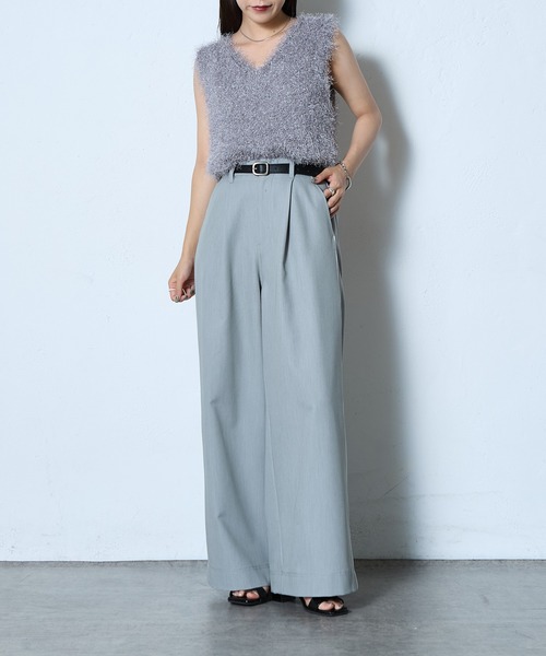 COLONY 2139（コロニートゥーワンスリーナイン）の「ラメフリンジベスト（ベスト・レディース・グレー/ブルー/アイボリー/ブラック・FREE）」の20枚目の写真