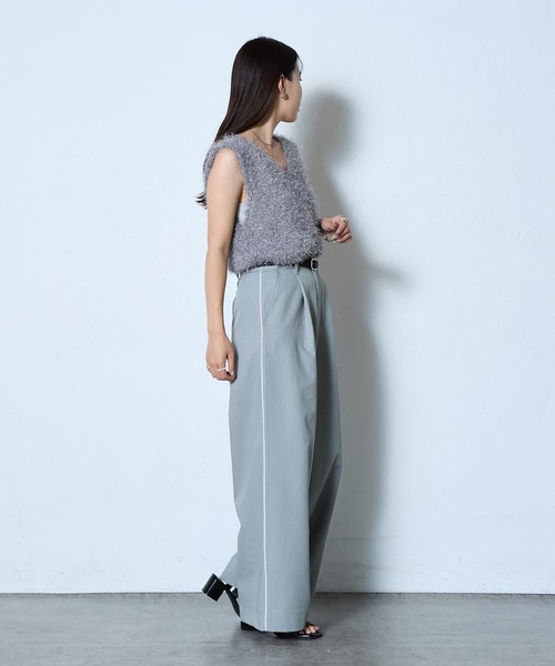COLONY 2139（コロニートゥーワンスリーナイン）の「ラメフリンジベスト（ベスト・レディース・グレー/ブルー/アイボリー/ブラック・FREE）」の18枚目の写真