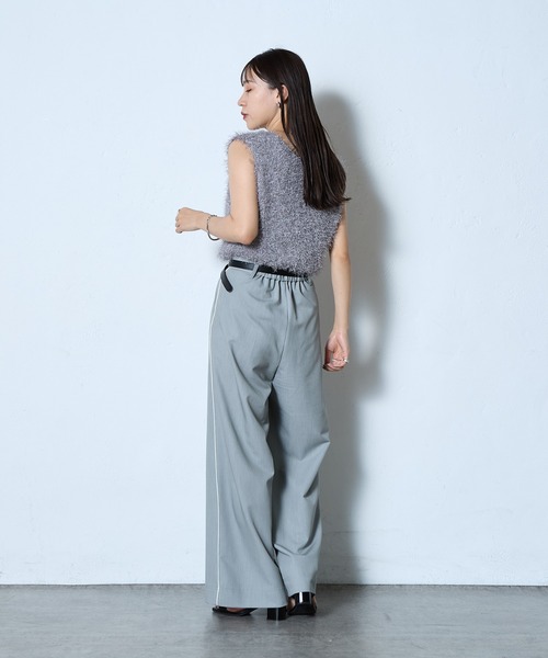 COLONY 2139（コロニートゥーワンスリーナイン）の「ラメフリンジベスト（ベスト・レディース・グレー/ブルー/アイボリー/ブラック・FREE）」の19枚目の写真