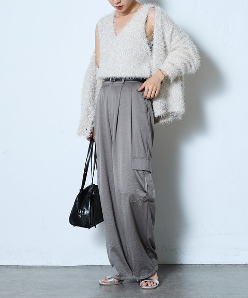 COLONY 2139（コロニートゥーワンスリーナイン）の「ラメフリンジベスト（ベスト・レディース・グレー/ブルー/アイボリー/ブラック・FREE）」の10枚目の写真