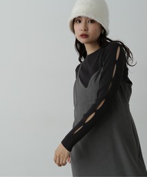 N.（N. Natural Beauty Basic） | ◆スリーブデザインリブニット(ニット/セーター)