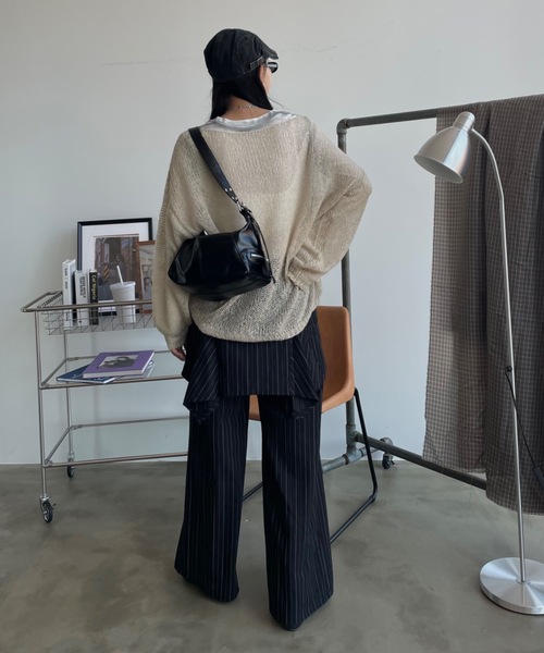 shaggie シャギー　オフショル　ニット　セーター シャギーオフショルニット | レディースファッション通販 - DHOLIC