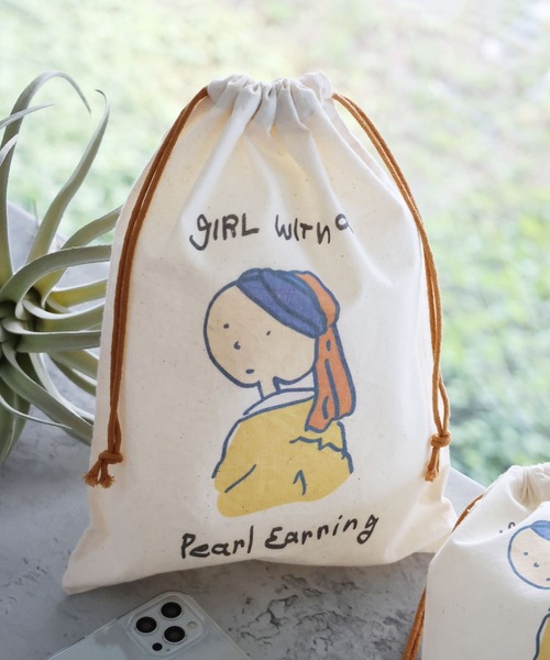 LAKOLE（ラコレ）の「[世界の名作]巾着ポーチ(L) / 141601（ポーチ・レディース・その他6/その他4/その他2/その他5/その他3/その他1・FREE）」の2枚目の写真