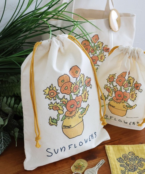 世界の名作]巾着ポーチ(L) / 141601（ポーチ）｜LAKOLE（ラコレ）の