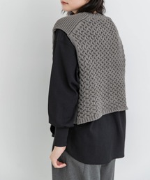 EKAL | ケーブルアミニットベスト(ベスト)