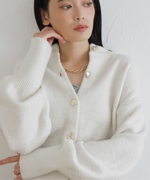 VIS | 【洗える】アソート釦ラメニットカーディガン(カーディガン/ボレロ)