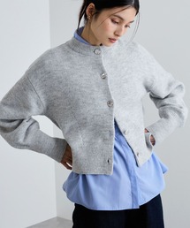 VIS | 【洗える】アソート釦ラメニットカーディガン(カーディガン/ボレロ)