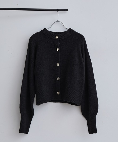 VIS（ビス）の「【新色追加】【洗える】アソート釦ラメニットカーディガン（カーディガン/ボレロ・レディース・ブラック/グレー/ホワイト/ピンク/ブルー/イエロー・FREE）」の20枚目の写真