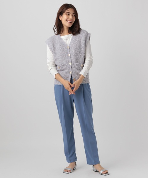 セール】ニットツイードベスト/130788（ベスト）｜Elura（エルーラ）の