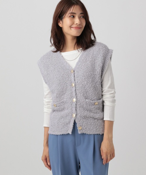 Elura（エルーラ）の「ニットツイードベスト/130788（ベスト）」 - WEAR