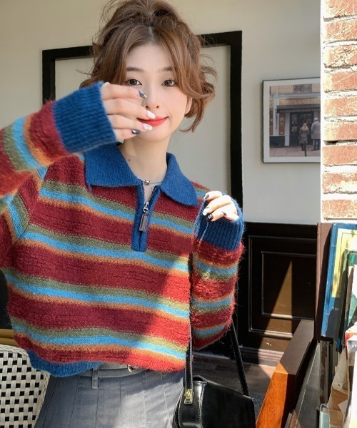 タイムセール！！herlipto　セーター Her lip to ニット セーター Peplum Ribbed Knit Top レディース